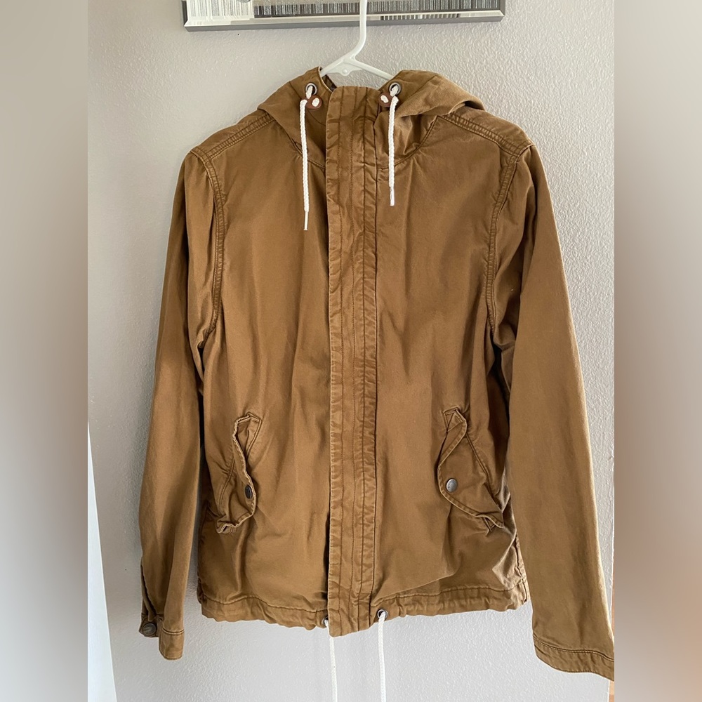 H&M Brown zip up and button up